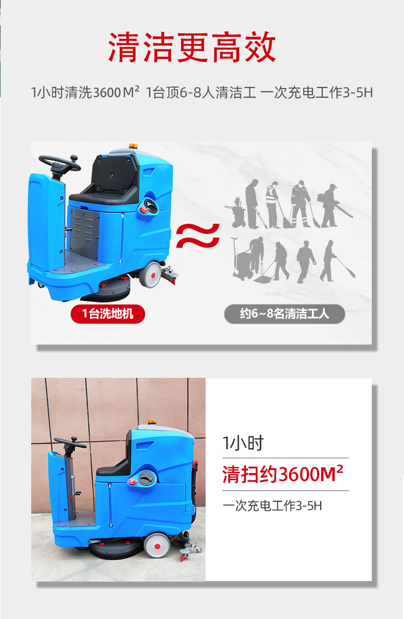 九江驾驶式洗地机更适合用在高铁站